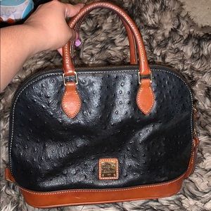Dooney & bourke ostrich domed satchel